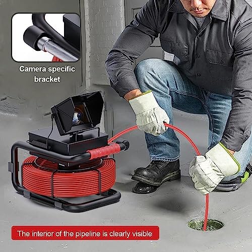 sewer camera 165ft/50m 4.3" pipe inspection camera with on a desk or shelf