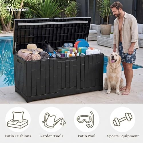 YITAHOME 120 Gallon Large Deck Box