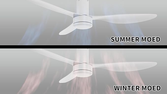 SMAAIR 52 Inch Ceiling Fan No Light