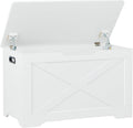 Timberer 31.5" Storage Chest, Wooden Storage Bench, Entryway Shoes Bench