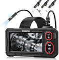 WORKPRO 4.3" Endoscope Camera with Light, 1920P HD Dual Lens Borescope