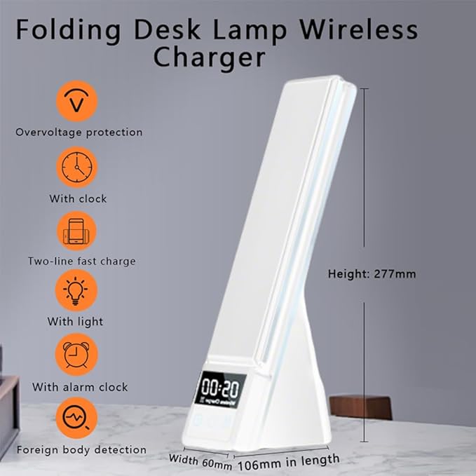 IHAO 6in1 Multifunctional Foldable LED Desk Lamp