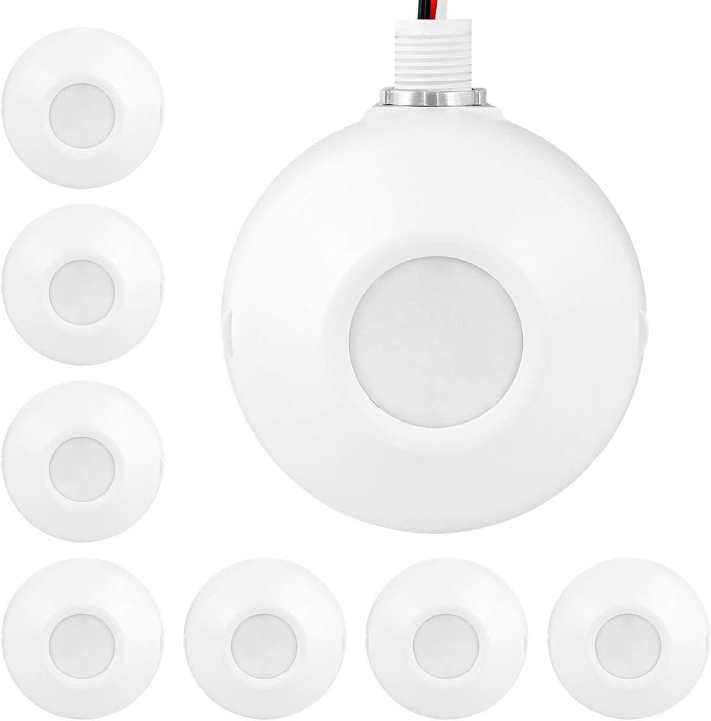ENERLITES High Bay 360 Degree Passive Infrared Ceiling Occupancy Motion Sensor (8Pack)
