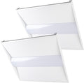 Cortelco 2x2 LED Troffer Light-20W/25W/30W/35W/40W, 4 CCT Selectable (2 Pack)