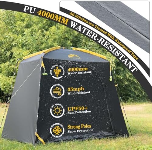 Happy Travel Bike Storage Shed Tent, Waterproof Portable Bicycle Cover Shed