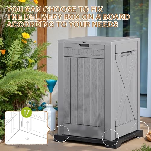 Devoko 48 Gallon Package Delivery Box Outdoor Secure Lockable