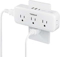Multi Plug Outlet Splitter, TESSAN Multiple Plug Surge Protector, 5 Outlet