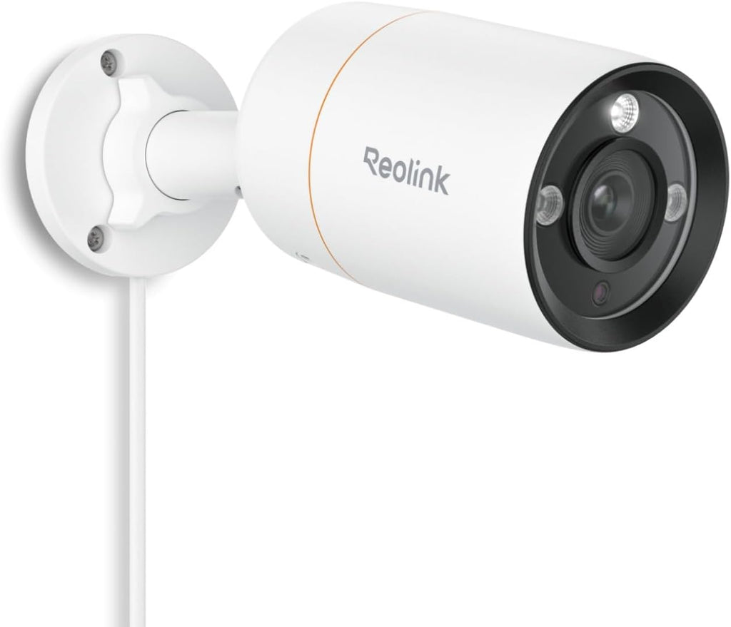 reolink 12mp poe ip camera outdoor, bullet surveillance shown in use