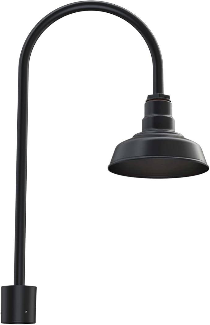 Steel Lighting Co. Hawthorne Light | Outdoor Pole Top Mounted | 8" Dome |