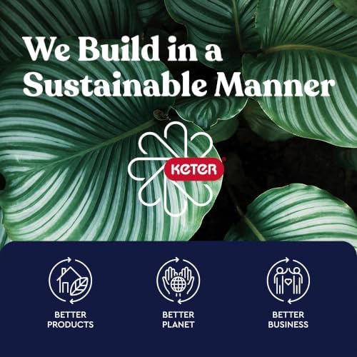 Keter Circa 37 Gallon Resin Deck Box Stool