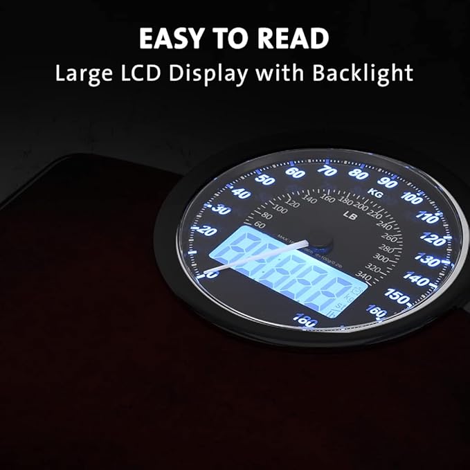 EILISON Highly Advance 2-in-1 Digital & Analog Weighing Scale