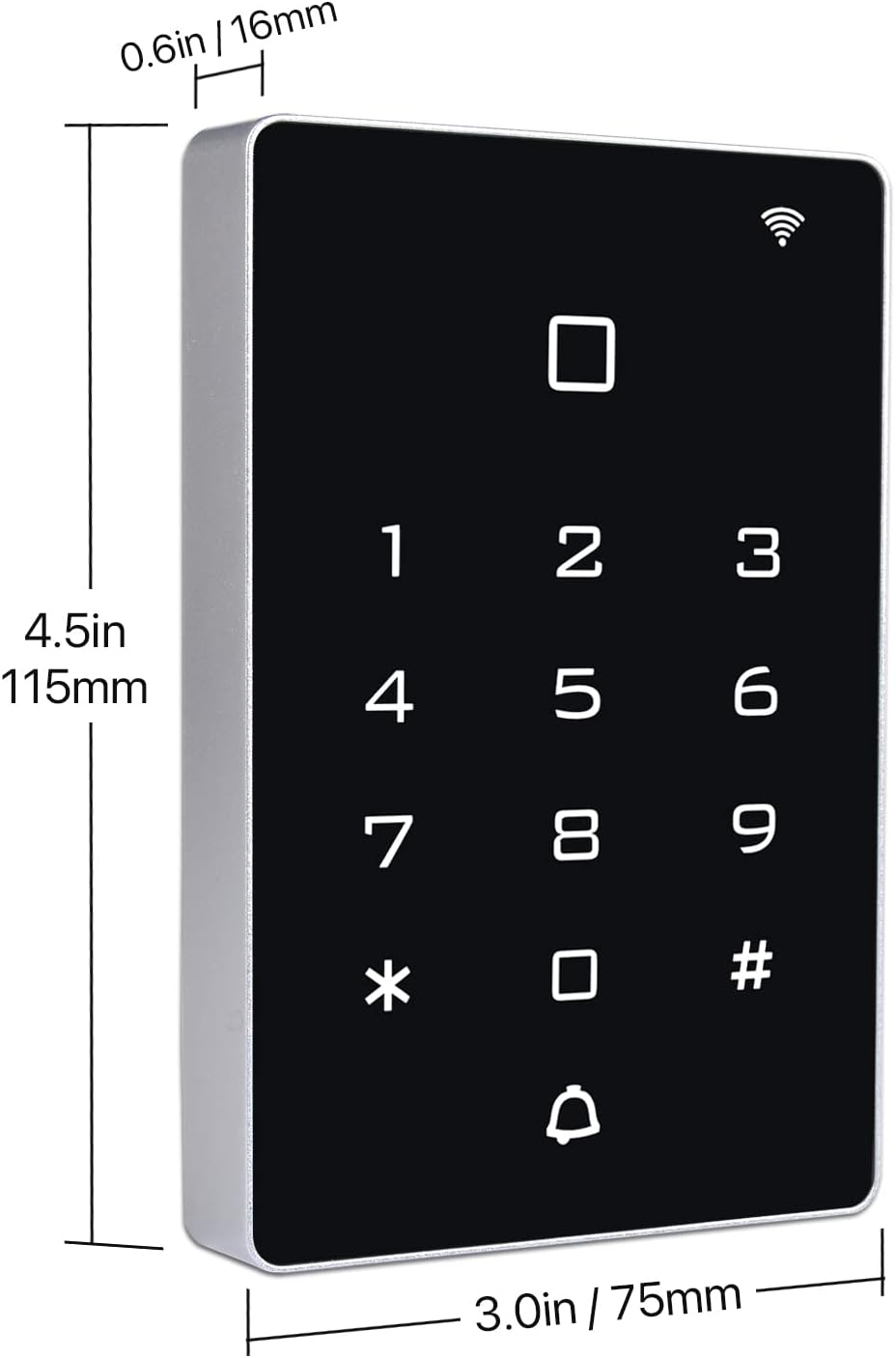 Wireless WiFi Access Control Keypad, Tuya Door Access Control System