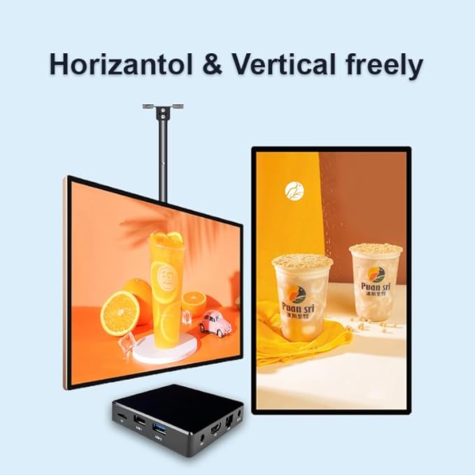 Lunzn Adertising Media Player Box Commercial Display Mate Remote Publish Menu