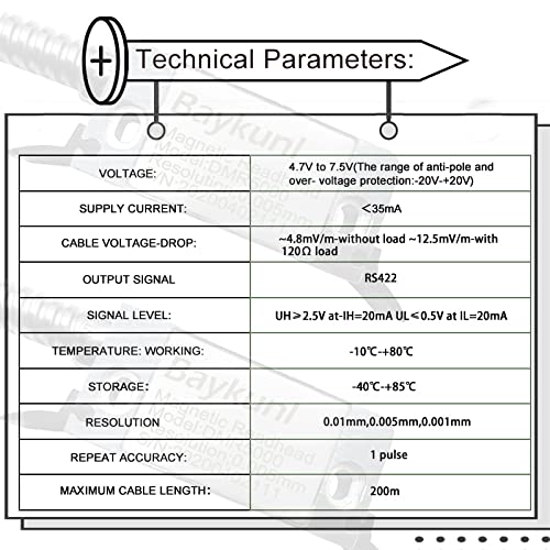 Baykunl 12" x 30" x 16" 3 Axis DRO Digital Readout