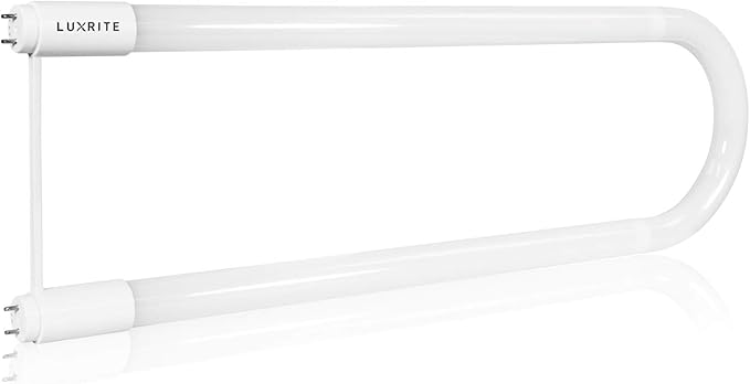 LUXRITE U Bend LED Tube Light, T8 T12, 3000K Soft White, 2000 Lumens, (6 Pack)