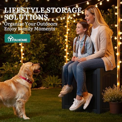 YITAHOME 31 Gallon OutdoorDeck Box