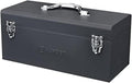Edward Tools Metal ToolBox - Heavy Duty Portable Tool Box with Organizer Tray and Handle - Solid Metal Locking Latches - Scratch Resistant Finish (19")
