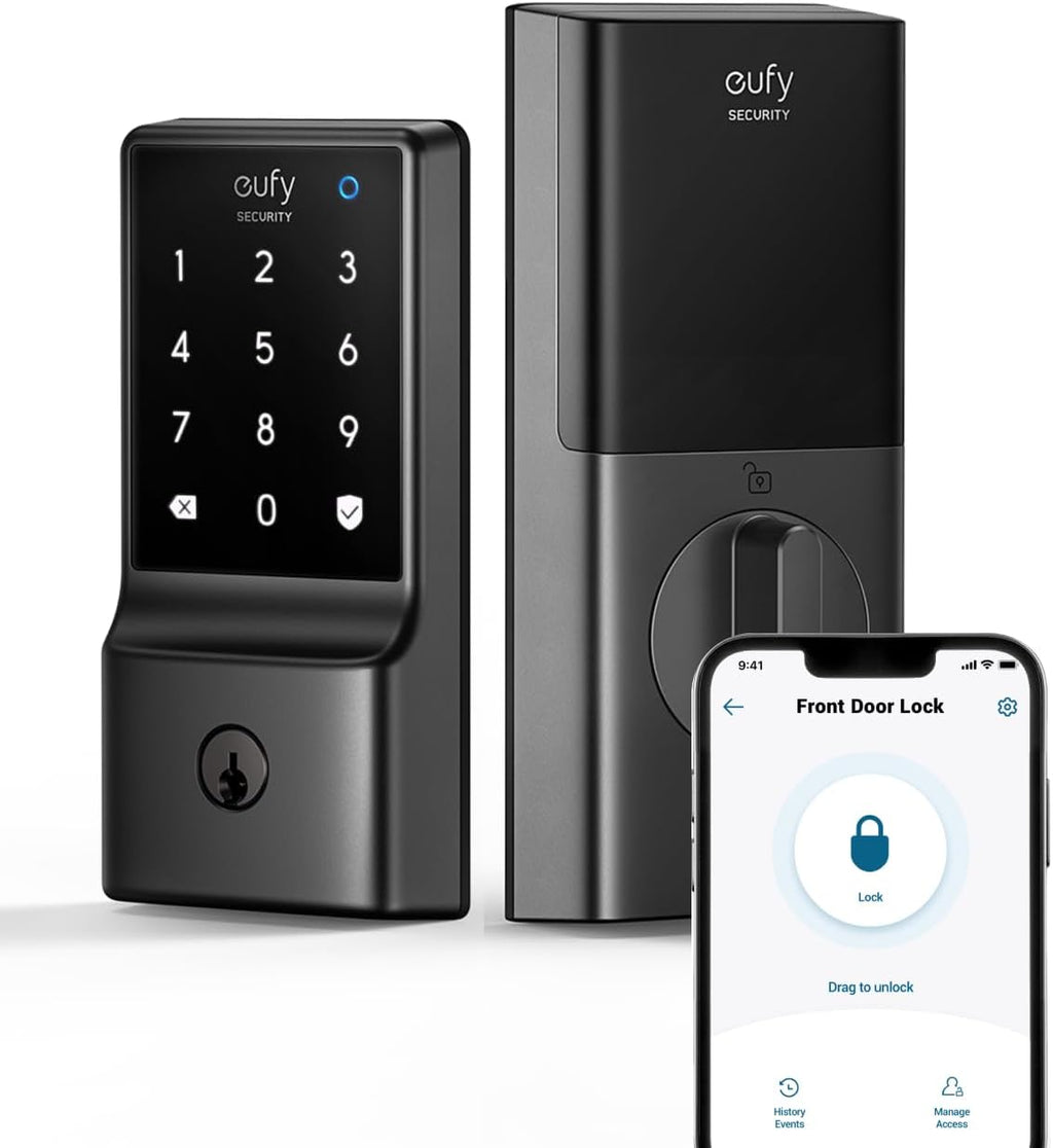 eufy Security Smart Lock C210, Keyless Entry Door Lock, Built-in Wi-Fi