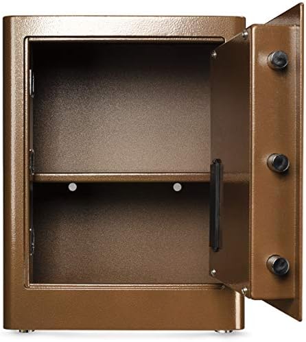 Eylar Intact Large Quick Access Biometric Fingerprint Gun Safe With Nex-Gen Full Keypad Module Tall Bronze