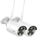 ANNKE 2-Pack Outdoor 5MP Bullet Wireless Security Camera, Add-on WiFi Cam
