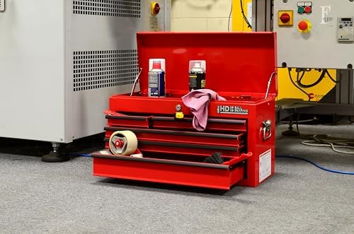 Hilka G208C6BBS BBS Heavy Duty 6 Drawer Tool Chest, Red