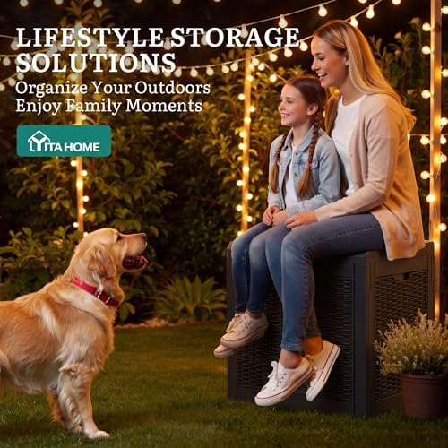 YITAHOME 35 Gallon Outdoor Deck Box