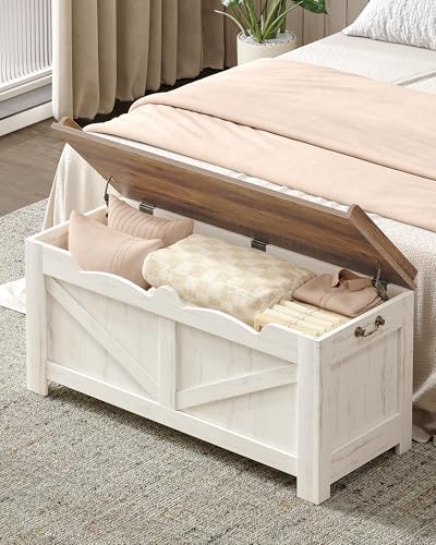 Hzuaneri 39" Storage Chest | Stuffed Animal and Blanket Storage for Bedroom
