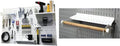 Wall Control Pegboard Organizer 4 ft. Metal Pegboard Standard Tool Storage Kit