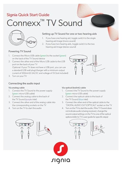 Signia TV Sound Bluetooth Transmitter – Direct Streaming