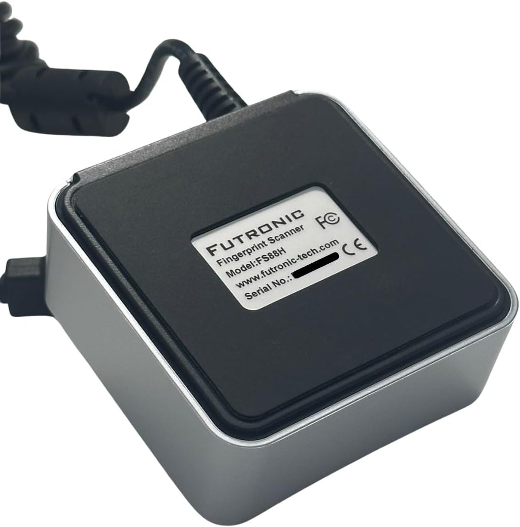 futronic fs88h fips201/piv usb 2.0 showing dimensions