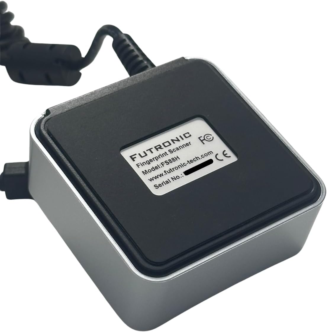 futronic fs88h fips201/piv usb 2.0 showing dimensions