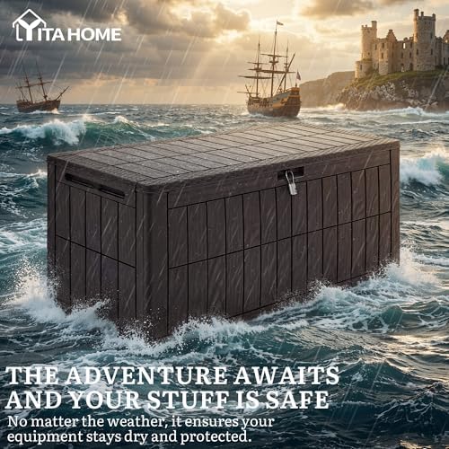 YITAHOME 110 Gallon Outdoor Deck Box