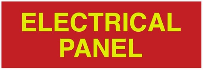 All Quality Basic Electrical Panel Sign (10 Pack)