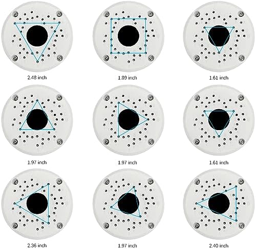 metal aluminum ip66 waterproof bullet security camera junction showing dimensions