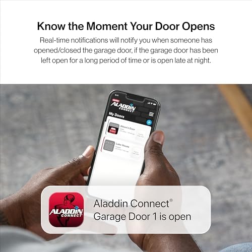 Genie Aladdin Connect Smart Garage Door Controller, Single Door Kit ALKT2-R