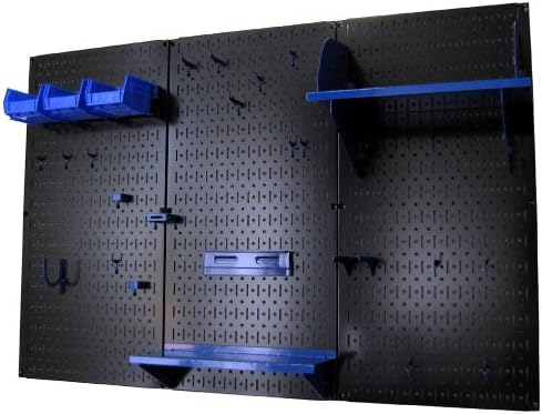 Wall Control Pegboard Organizer 4 ft. Metal Pegboard Standard Tool Storage Kit