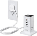 USB Charging Station for Multiple Devices PD 65W, TESSAN 9-in-1 USB C Charger
