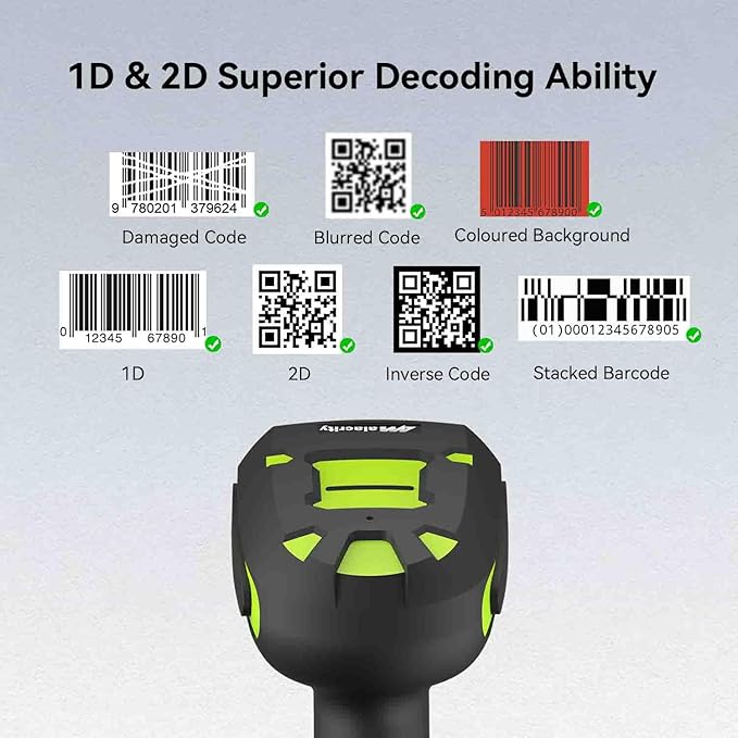 Alacrity Upgraded 2D Industrial Barcode Scanner