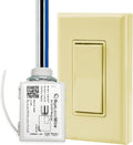 RunLessWire Single Pole Battery-Free DIY Wireless Light Switch Kit 150ft RF