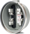 100 Amp Meter Socket, 4 Jaw Meter Base, 240V 3 Wire Ring Type,