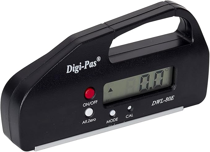 DigiPas DWL80E Pocket Size Digital Level, Electronic Angle Gauge, Protractor