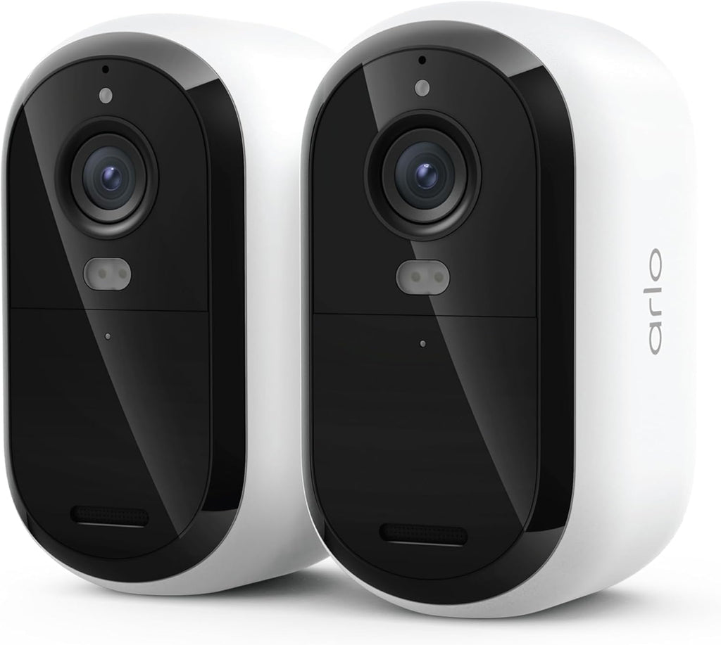 security cameras wireless outdoor - arlo essential battery shown in use
