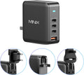 MINIX 165W USB C Charger, GaN II Charger PD3.1 Max 140W, Turbo 4-Port Charging
