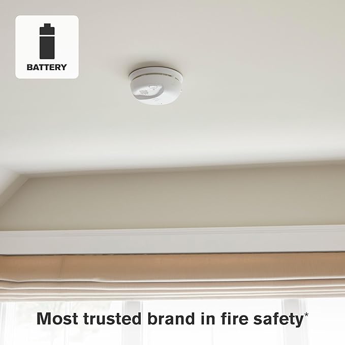 First Alert Combination Smoke & Carbon Monoxide Alarm, Battery Operated Detector