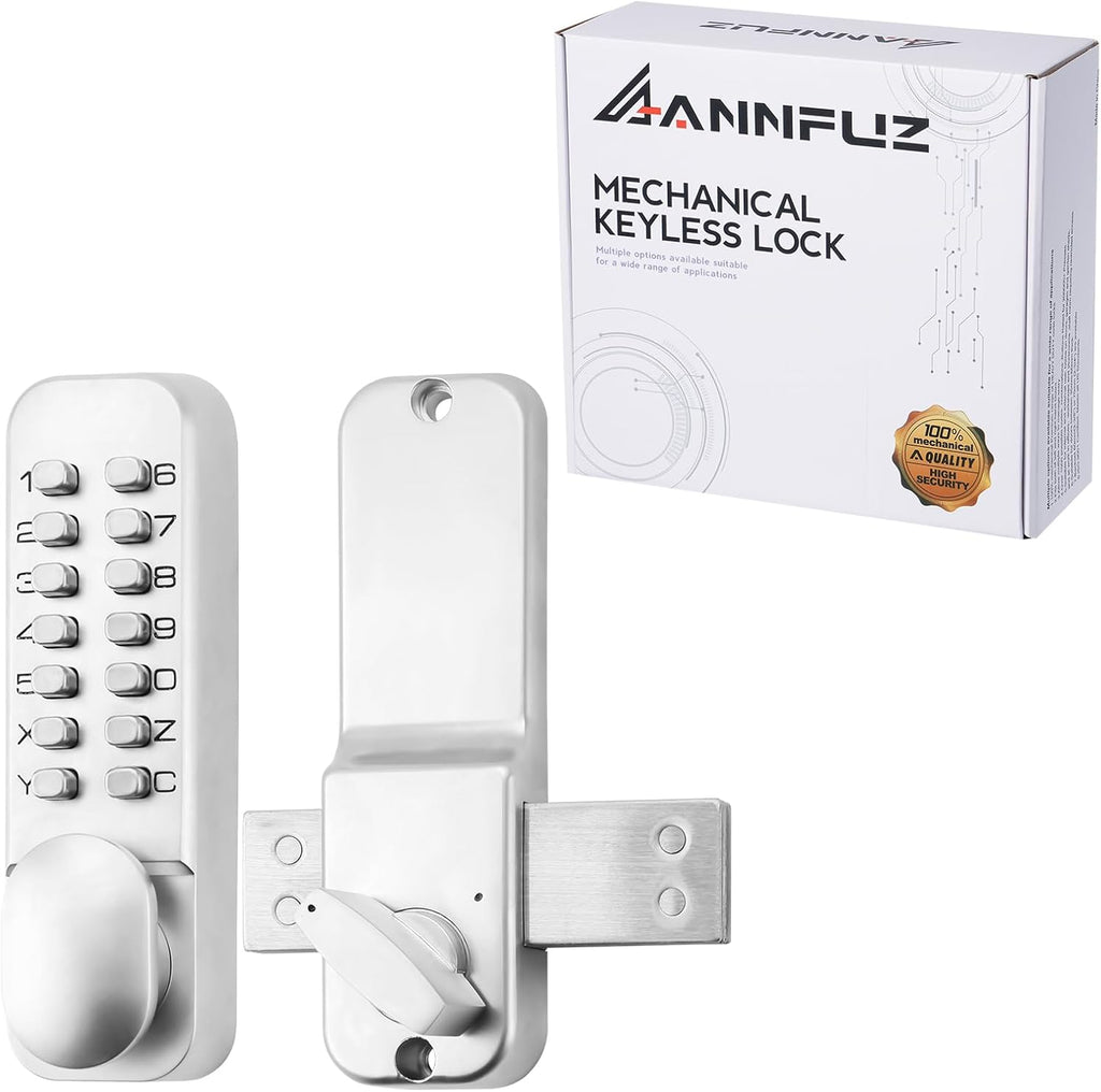 Mechanical Keyless Single-Sided Keypad Entry Door Lock with Bolt
