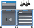 LARBANKE Rolling Tool Chest Combination,5-Drawer & 8-Drawer Tool Chest