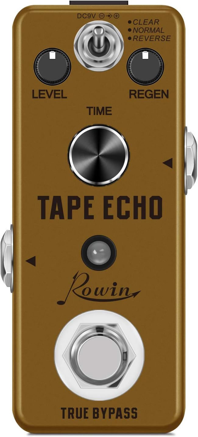 Rowin Tape Echo Delay Digital Guitar Effect Pedal