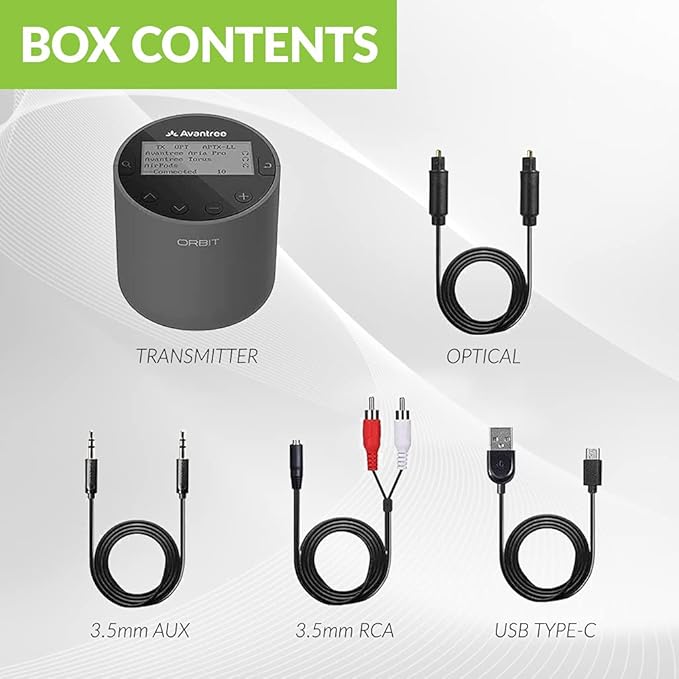 Avantree Orbit Bluetooth 5.0 Audio Transmitter