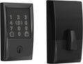 Schlage Encode Plus Smart WiFi Deadbolt Lock, Tap to Unlock, Matte Black