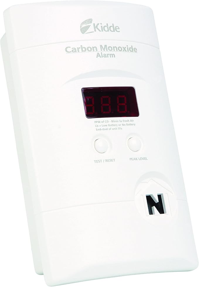 Kidde Carbon Monoxide Detector, Plug In Wall